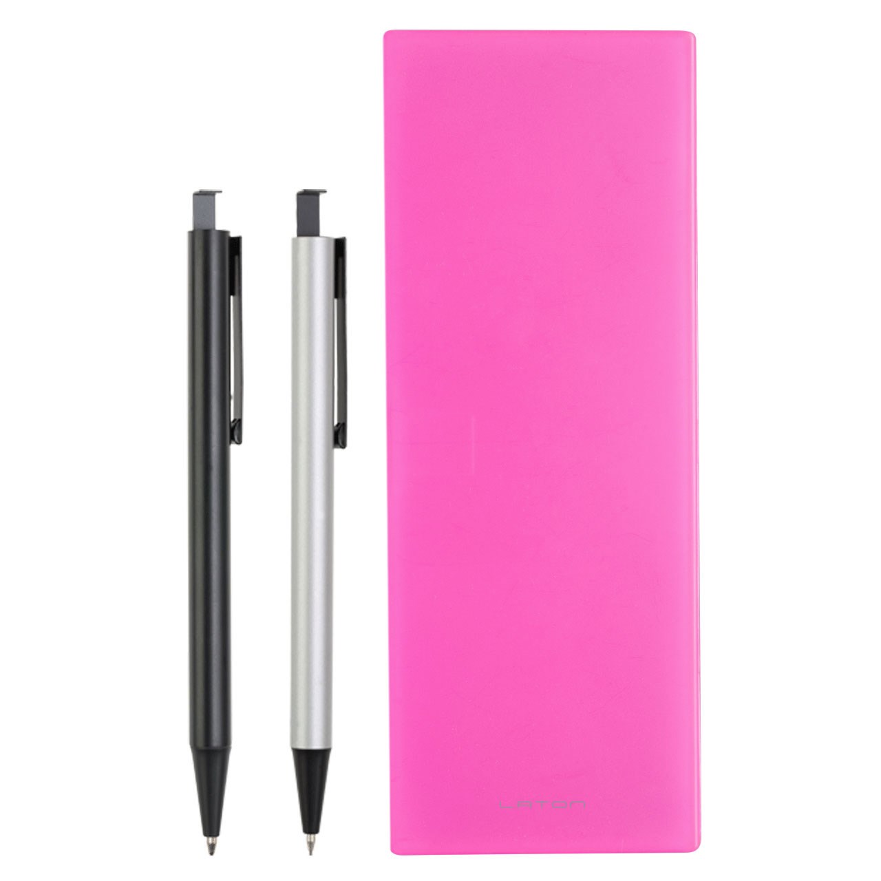 ست خودکار مدادنوکی و جامدادی لاتن مدل Ultra Pink