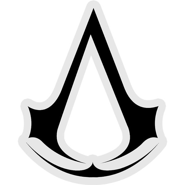 استیکر لپ تاپ طرح Assassin Symbol-logo کدST98