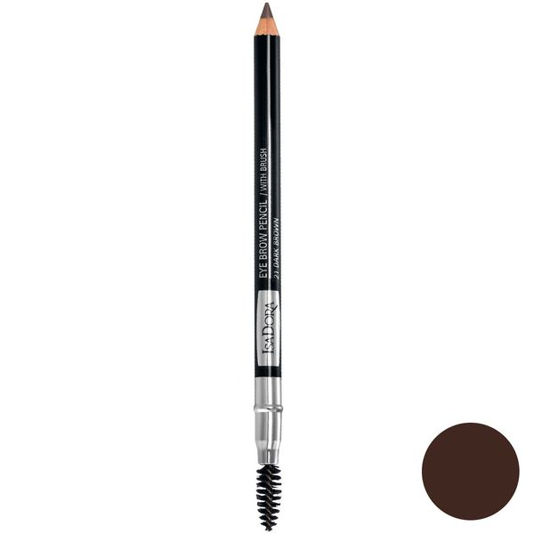 مداد ابرو برس دار ایزادورا سری Eyebrow Pencil With Brush شماره 21