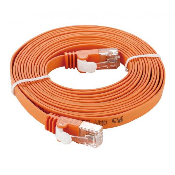 کابل شبکه 3 متری CAT6 نارنجی رنگ دی-لینک مدل NCB-C6UORGF1-3