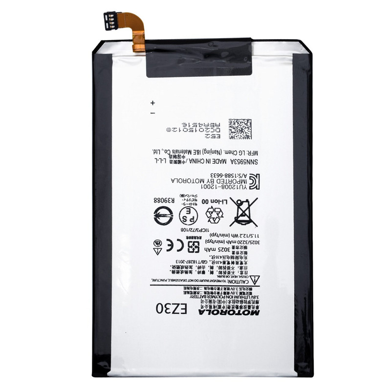 باتری موبایل موتورولا مدل EZ30 با ظرفیت 3025mAh مناسب برای گوشی موبایل موتورولا Nexus 6