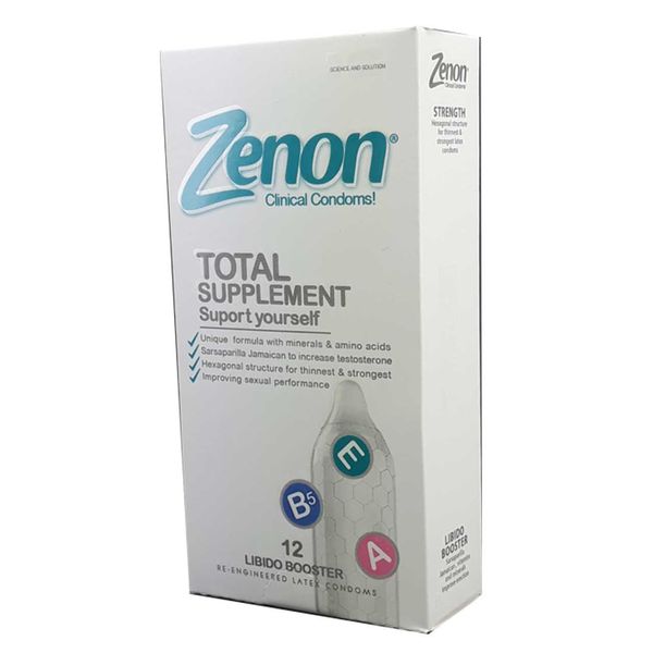 کاندوم زنون مدل Total Suplement بسته 12 عددی