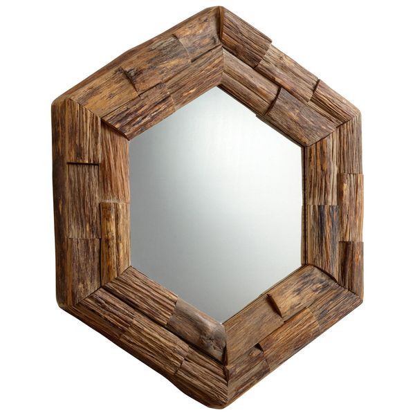 آینه مدل چوبی لوزی