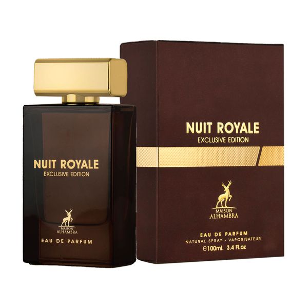 ادو پرفیوم مردانه الحمبرا مدل Nuit Royale حجم 100 میلی لیتر