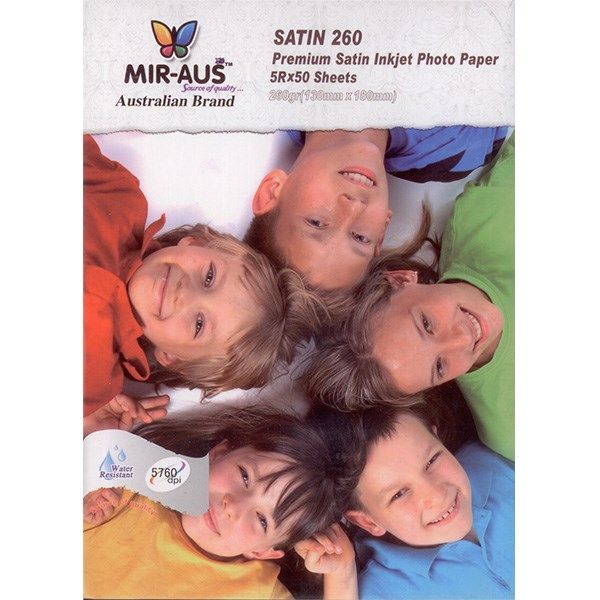 کاغذ عکس MIRAUS مخصوص پرینتر جوهر افشان مدل SATIN