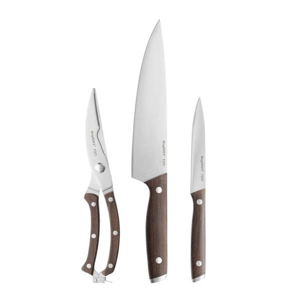 ست چاقوی آشپزخانه 3 پارچه برگهف مدل RON