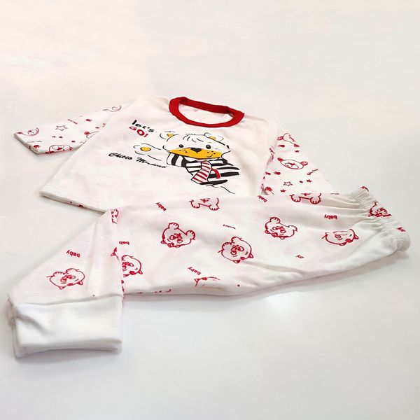 ست تی شرت و شلوار نوزادی مدل خرس کد 3756