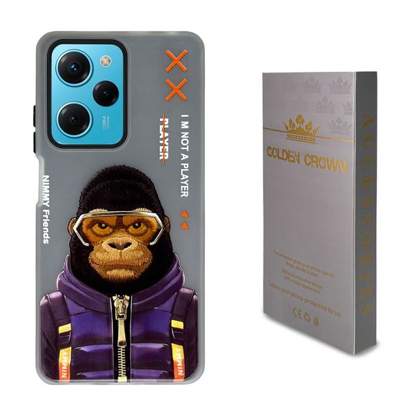کاور گلدن کرون مدل Monkey مناسب برای گوشی موبایل شیائومی Poco X5 Pro / Redmi Note 12 Pro 5G