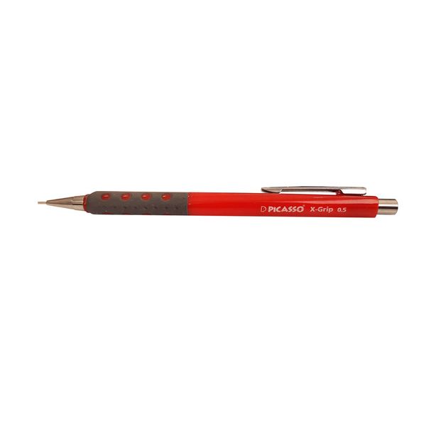 مداد نوکی 0.5 میلی متری پیکاسو مدل X-Grip به همراه نوک و پاک کن مجموعه 3 عددی