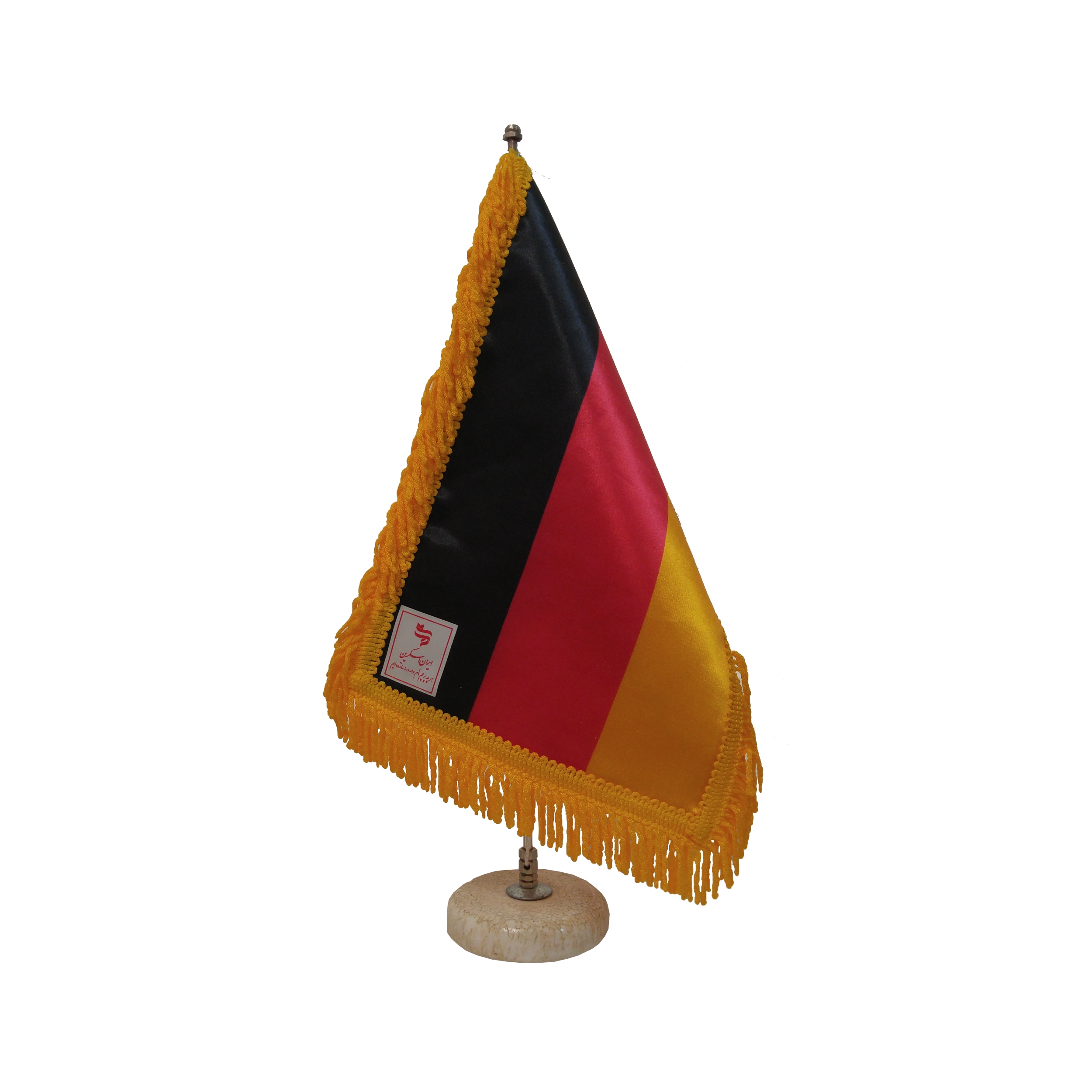 پرچم رومیزی ایران اسکرین طرح پرچم آلمان مدل ساتن براق-20521
