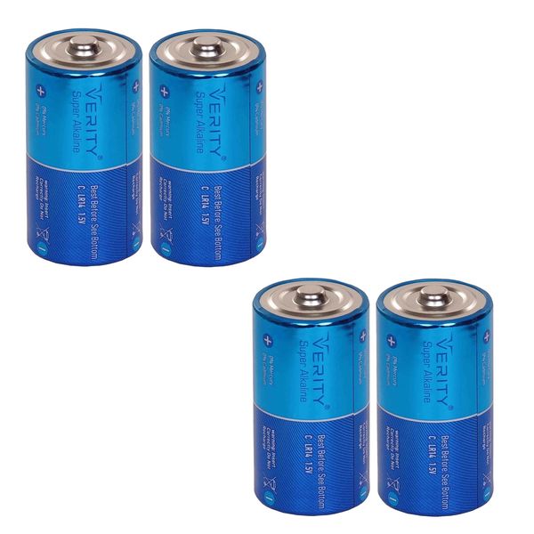 باتری C وریتی مدل Super Alkaline بسته چهار عددی