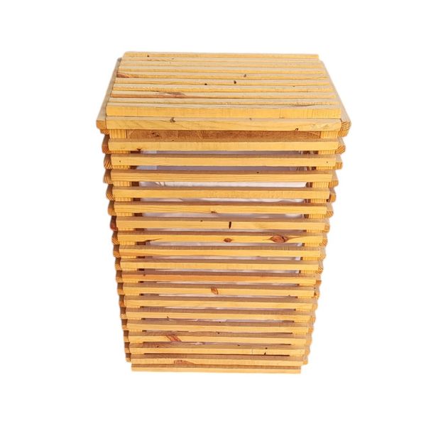 سبد رخت چرک مدل چوبی کد ۱۰۱