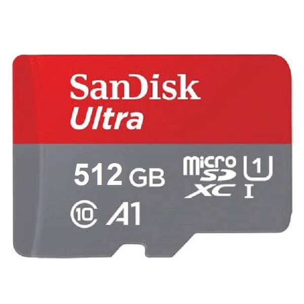  کارت حافظه microSDXC سن دیسک مدل Ultra A1 کلاس 10 استاندارد UHS-I سرعت 120MBps ظرفیت 512 گیگابایت