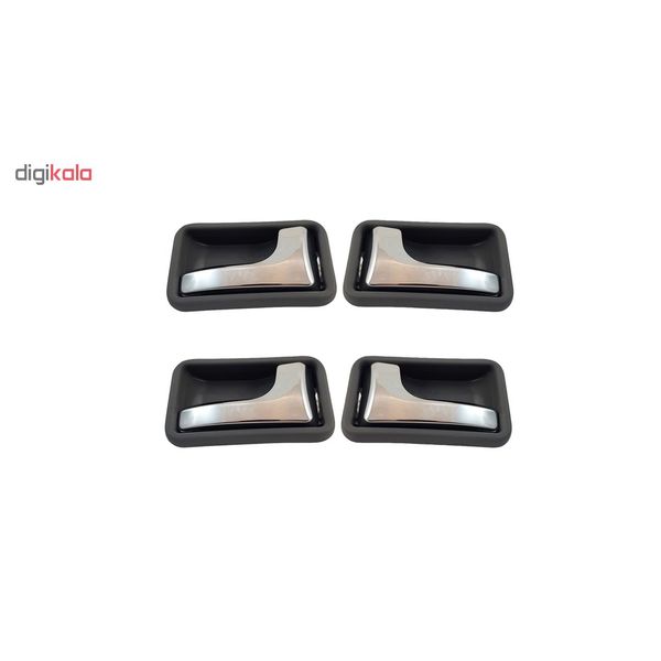 دستگیره داخلی درب خودرو مدل Galleria-PEr04 مناسب برای پراید بسته 4 عددی