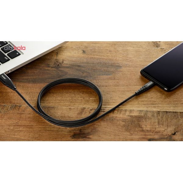 کابل تبدیل USB به USB-C آینوبن مدل Braided طول 1.2 متر
