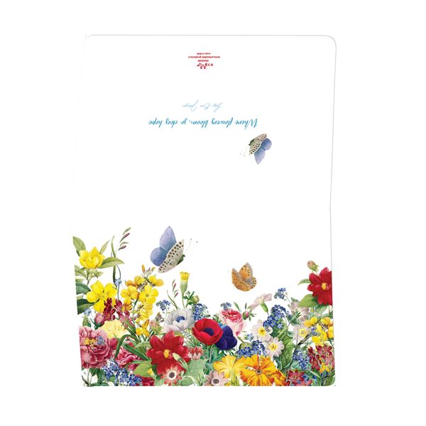 کارت تبریک ستوده طرح گلهای بهاری کد CFC025
