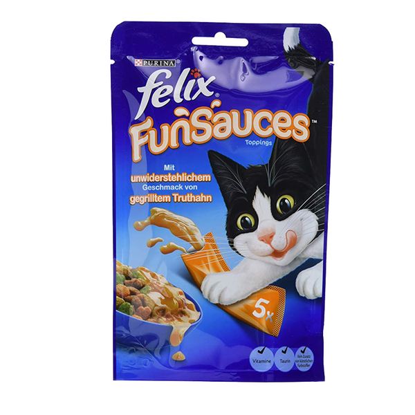 بستنی گربه پورینا مدل Felix Funsauces بسته 5 عددی
