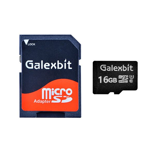 کارت حافظه microSDHC گلکسبیت مدل 333X کلاس 10 استاندارد UHS-I سرعت 50MBps ظرفیت 16 گیگابایت به همراه آداپتور SD