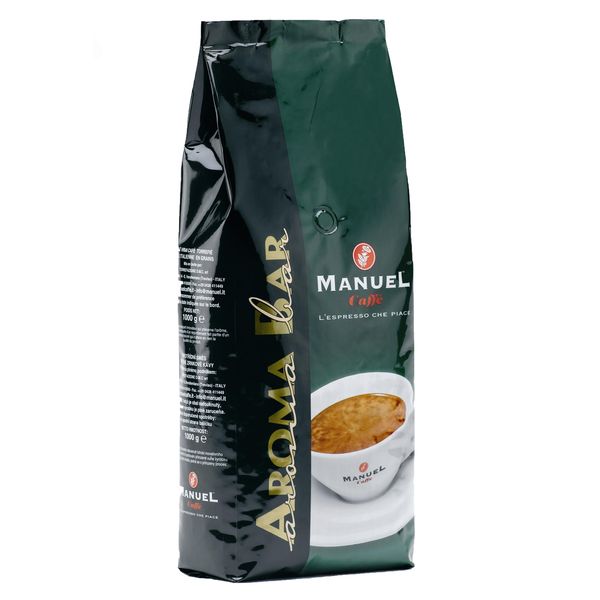 دانه قهوه مانوئل کافه مدل AROMA BAR مقدار 1000گرم