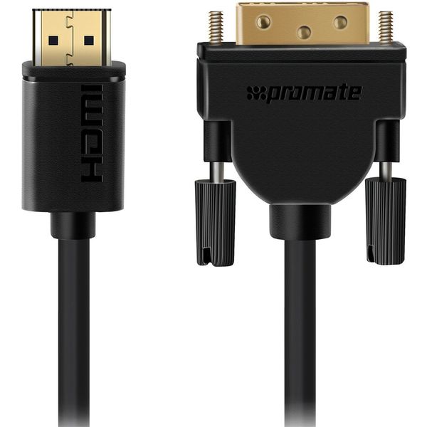 کابل تبدیل HDMI Type A به DVI پرومیت مدل linkMate-H4L طول 3 متر