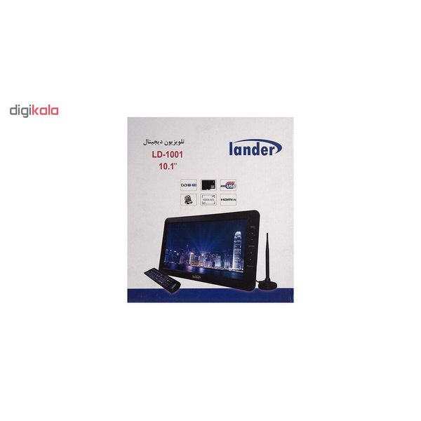 تلویزیون خودرو لندر مدل LD-1001 به همراه گیرنده دیجیتال USB پروویژن هدیه