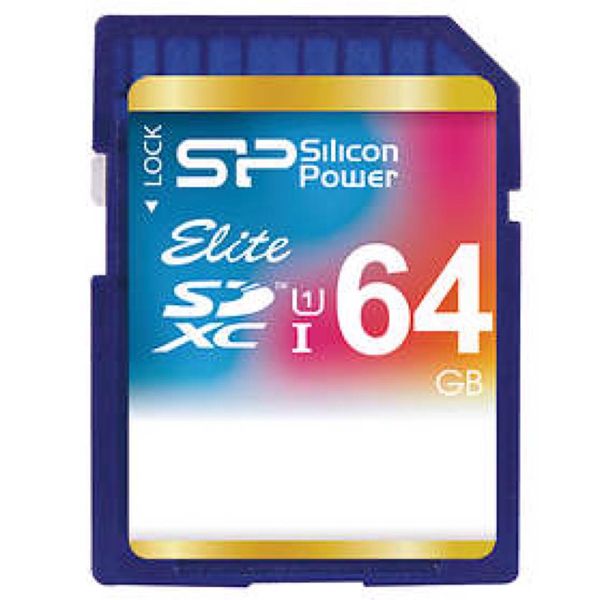 کارت حافظه SDXC سیلیکون پاور مدل Elite کلاس 10 استاندارد UHS-I U1 سرعت 85MBps ظرفیت 64 گیگابایت