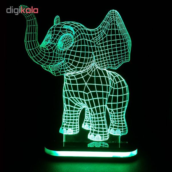 چراغ خواب کودک طرح فیل کد 1080