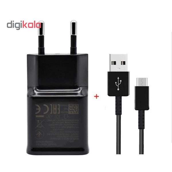 شارژر دیواری مدل TA20EBE به همراه کابل USB-C فست شارژ مناسب برای S9 , S8 , NOTE8