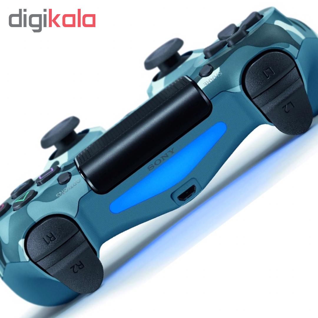 دسته بازی بی سیم مدل Dualshock 4 Blue Camo مناسب برای PS4