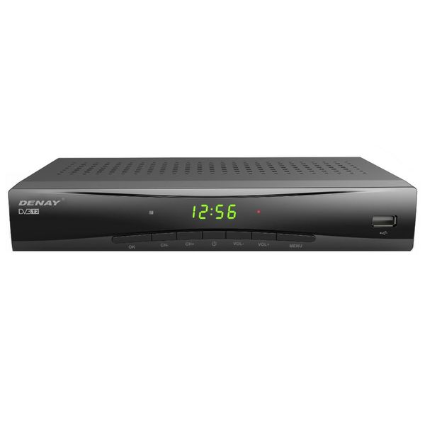 گیرنده تلویزیون دیجیتال دنای مدل DVB-T STB953T2 به همراه آنتن رومیزی پروویژن DVB-T601 هدیه