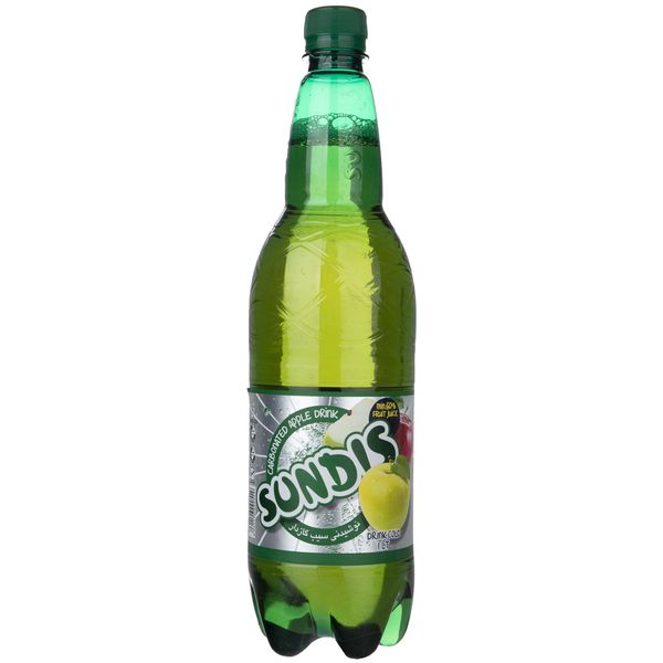 نوشیدنی سیب گازدار ساندیس - 1 لیتر