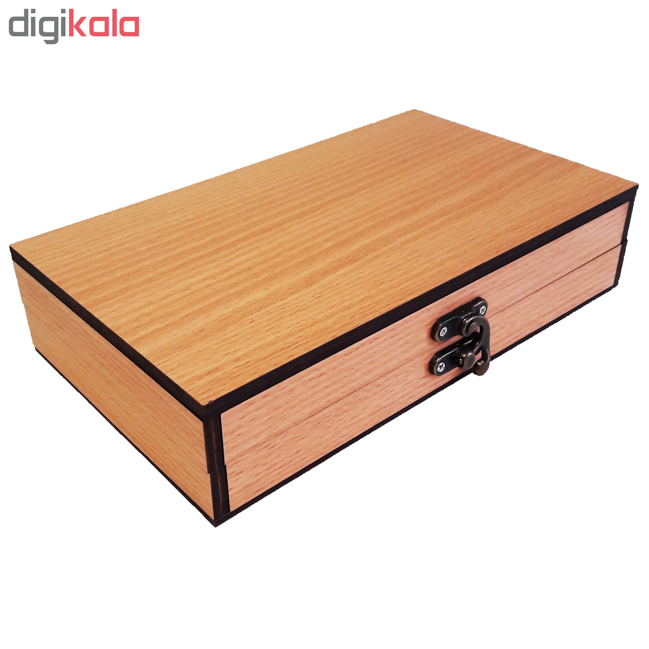 جعبه هدیه چوبی کادویی آیهان باکس مدل 77
