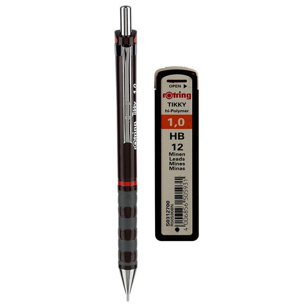 مداد نوکی 1.0 میلی‌متری روترینگ مدل Tikky به همراه نوک 1.0 میلی‌متری روترینگ
