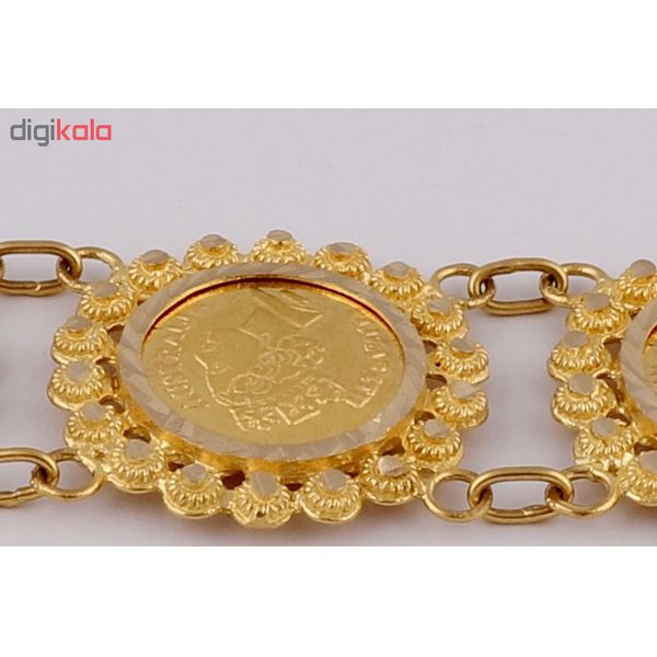 دستبند طلا 18 عیار گوی گالری مدل G241
