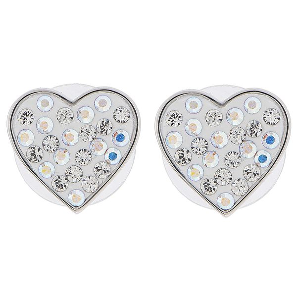 گوشواره الیور وبر مدل Lucky Heart Rodio Crystal AB22415R