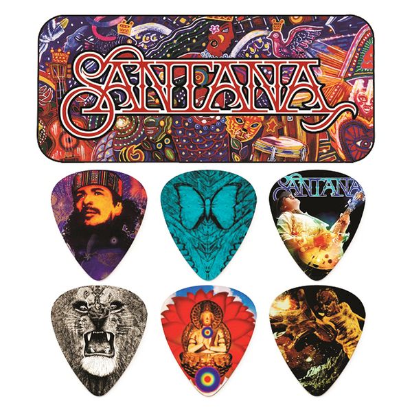 پیک گیتار دانلوپ مدل SANTANA SANPT01M بسته 6 عددی