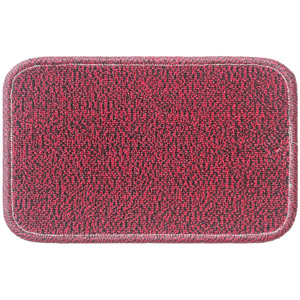 موکت ظریف مصور طرح رهاکد 7081 زمینه قرمز مشکی