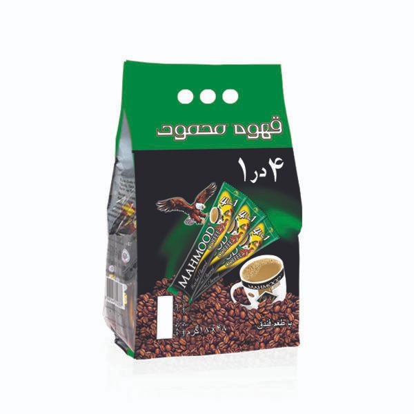 پودر قهوه فوری محمود با طعم فندق بسته 48 عددی