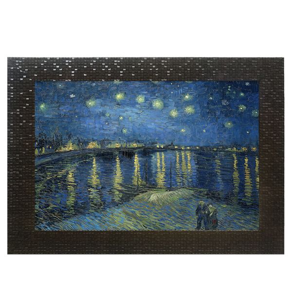 تابلو چاپ سی طرح شب پر ستاره بر فراز رن کد KL042