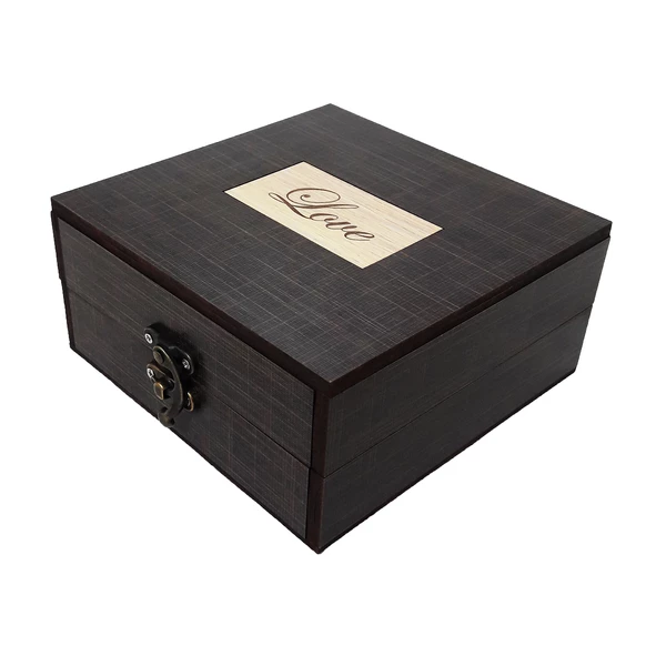 جعبه هدیه چوبی کادو آیهان باکس مدل 114
