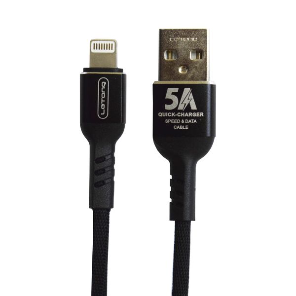 کابل تبدیل USB به لایتنینگ لیتانگ 5 آمپر مدل LT-Q5A طول 1 متر