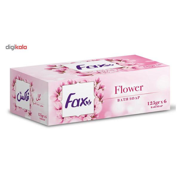 صابون فاکس مدل Flower بسته 6 عددی