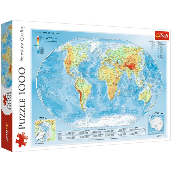 پازل  1000 تکه تریفل طرح نقشه جهان