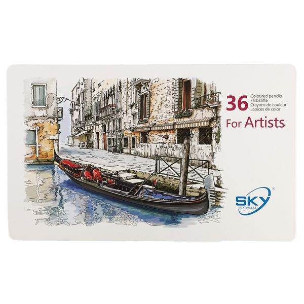 مداد رنگی 36 رنگ اسکای مدل Boat for Artists