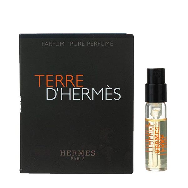 عطر جیبی مردانه هرمس مدل Terre dHermes حجم 1.5 میلی لیتر بسته 10 عددی