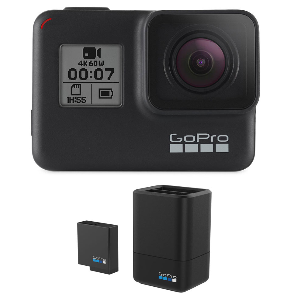 دوربین فیلم برداری ورزشی گوپرو مدل Hero 7 Black به همراه باتری و شارژر