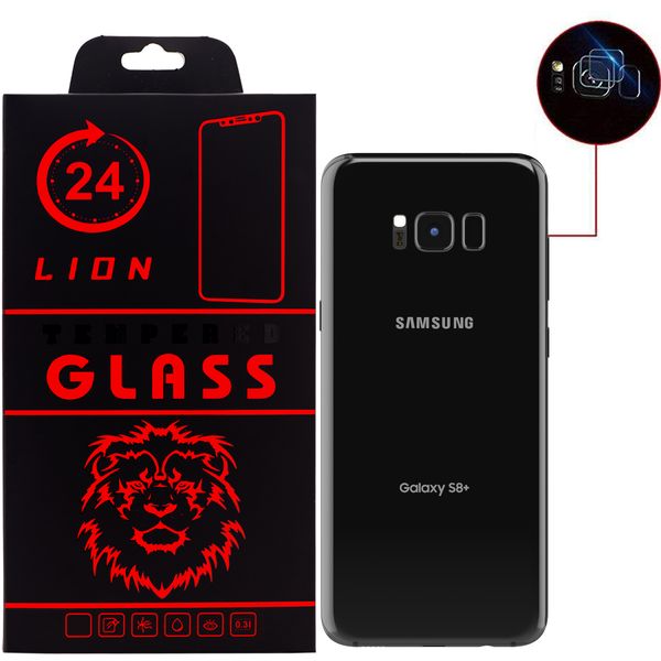 محافظ لنز دوربین لاین مدل RL007 مناسب برای گوشی موبایل سامسونگ Galaxy S8 Plus بسته 2 عددی