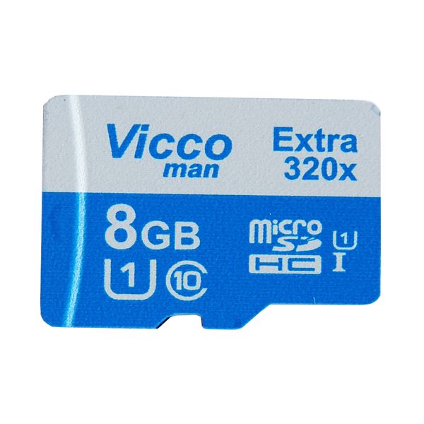 کارت حافظه microSDHC ویکومن مدل Extra 320x کلاس 10 استاندارد UHS-I U1 سرعت 48MBps ظرفیت 8 گیگابایت