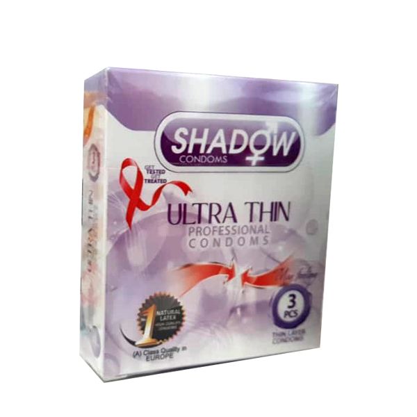 کاندوم شادو مدل ULTRA THIN بسته 3 عددی