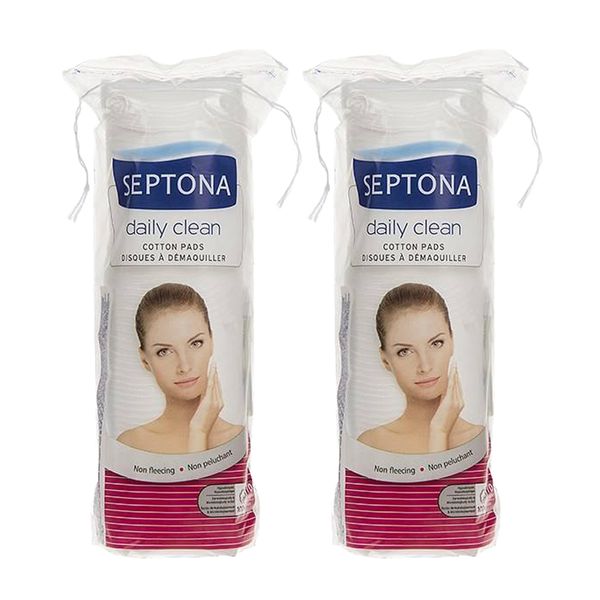 پد پاک کننده آرایش صورت سپتونا مدل Daily Clean مجموعه 2 عددی